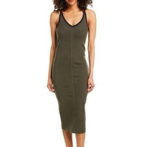 James Perse Chevron Rib Cami Dress